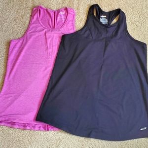 Exercise tank tops